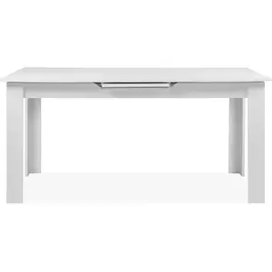 Calicosy Table À Manger Extensible 6 À 8 Personnes L160/200 Cm - Blanc