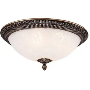 Maytoni - Plafondlamp Pascal Brons Ø 37 cm pas cher