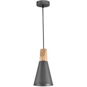 Maytoni - Hanglamp Bicones Grijs Ø 14 cm pas cher