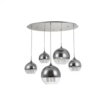 Suspension Maytoni Moderne avec Pampilles en Cristal excl. 5 X E27 60W 220v pas cher