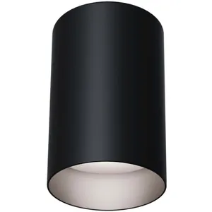 MAYTONI Plafonnier plafonnier spot salon lampe chambre lampe aluminium noir d 8,5 cm pas cher