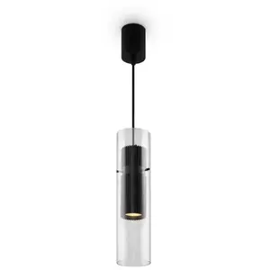 Maytoni, Suspension, Dynamics Suspension, lampe à suspendre GU10 Noir mat (GU10) pas cher