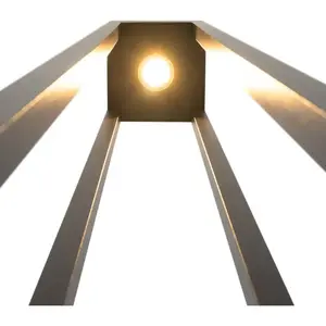 Maytoni - Buiten Vloerlamp Elbe Grafiet 200 cm pas cher