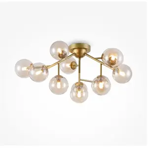 Maytoni - Plafondlamp Dallas Amber Ø 60 cm pas cher