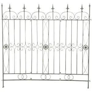 Comparateur de prix : Clôture de jardin Mangold en fer 125 x 115 cm - CLP - Bordure d'extéri...