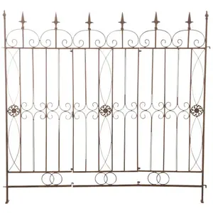 Comparateur de prix : Clôture de jardin Mangold en fer 125 x 115 cm - CLP - Bordure d'extéri...