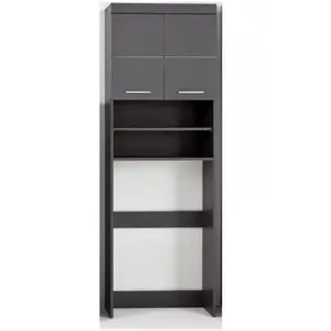 TRENDS INTERNATIONAL Wasmachinekast Amanda | 63 x 24 x 187 cm | Agave Grey pas cher