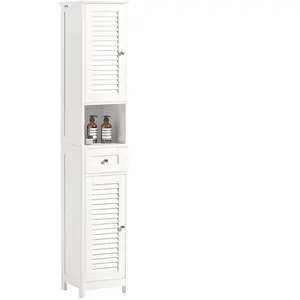 SoBuy FRG236-W Meuble Colonne de Salle de Bain Armoire haute Meuble ra... pas cher