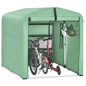 Abri de Jardin - SoBuy - KLS11-L-GR - Imperméable - 159x219x165cm - Vert pas cher