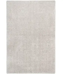 Tapis - SNAPSTYLE - Mona - Velours - Gris argent - 140x200 cm - 17 tailles disponibles