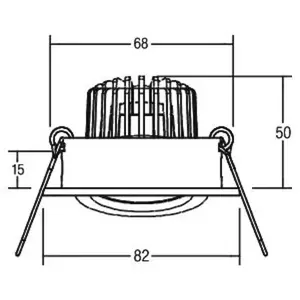 Brumberg, Applique + plafonnier, Spot encastré à LED (460 lm) pas cher
