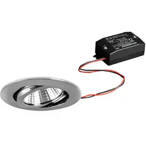 Brumberg 38363023 spot led encastrable chromé 230 v 3000 k pas cher