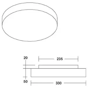 Brumberg, Applique + plafonnier, Luminaire en saillie (E27)Vendu pargalaxus