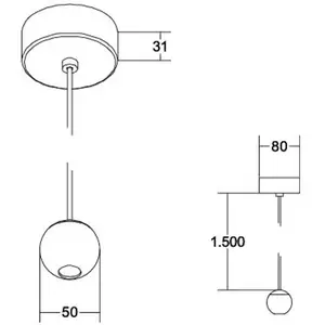 Brumberg, Suspension, 12119823 Suspension à LED (220 lm) pas cher