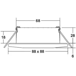 Brumberg, Applique + plafonnier, Downlight LED encastré (510 lm) pas cher
