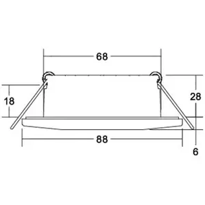 Brumberg, Applique + plafonnier, Spot encastré CHOOSE IP44 39253083 4,5W 510lm 27/3/4K dim DA68 noir mat (510 lm) pas cher
