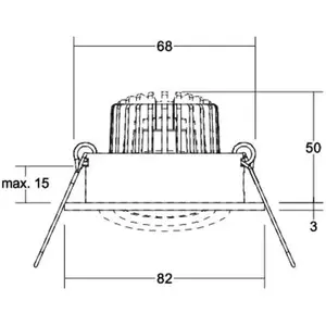 Brumberg, Applique + plafonnier, 40143643 (680 lm) pas cher