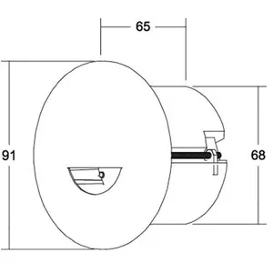 Brumberg, Applique + plafonnier, Luminaire LED encastrable 230V AC 2W 3000K blanc (180 lm) pas cher