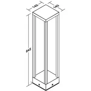 Brumberg, Éclairage d'extérieur, 65263103 Borne d'éclairage à LED 230V...Vendu pargalaxus