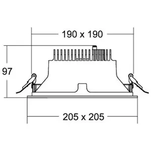 Brumberg, Applique + plafonnier, 40644183 (2632 lm) pas cher