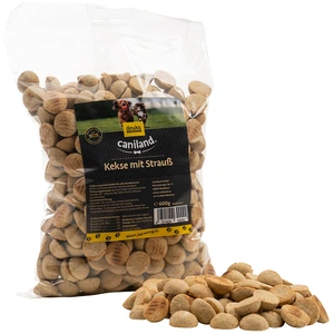 Caniland 600g Biscuits Canibit à l'autruche - Friandises pour chien pas cher