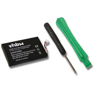 Vhbw vhbw Li-Ion batterie 1100mAh (3.7V) pour lecteur MP3 baladeur MP3... pas cher