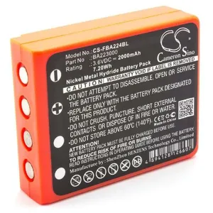 VHBW 1x Batterie compatible avec hbc Radiomatic Keynote, Linus 4, Micron 4, Micron 5, Micron 6, Micron 7 opérateur télécommande industrielle (2000mAh, pas cher