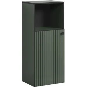 TRENDTEAM PURE BLISS - Meuble de rangement SDB - 40 x 95 x 31 cm - Vert avec des... pas cher