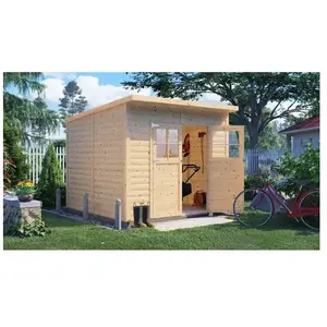 Cabane à outils Alster Alpholz naturel 19mm - ALPHOLZ - Cabane à outils - Bois massif - En panneau - naturel pas cher