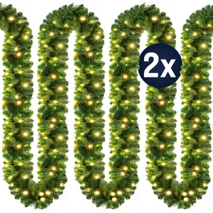 Casaria Guirlande - 2x10m 200 LEDS Afstandsbediening - Warmwit