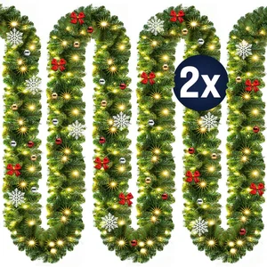Casaria Guirlande - 2x10m 160 LEDS IP44 - Warmwit pas cher