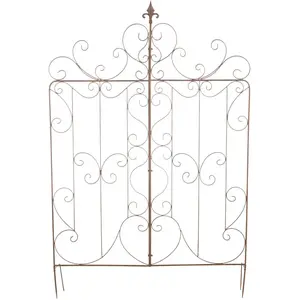 CLP Mandevilla Klimplantrek - Trellis - Klimhek in landelijke stijl - Metaal - antiek bruin pas cher