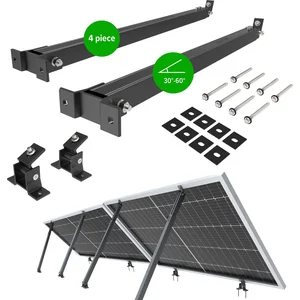 Comparateur de prix : NuaSol Lot de 2 supports de fixation pour centrale électrique de balco...