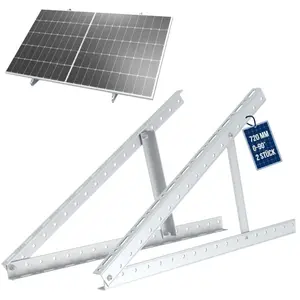 NuaSol Support pour panneau solaire jusqu'à 72 cm - Toit plat PV - Rég...