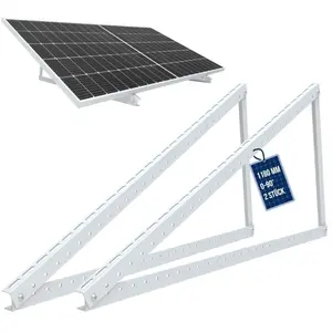 NuaSol Support pour panneau solaire jusqu'à 118 cm - Toit plat PV - Ré...