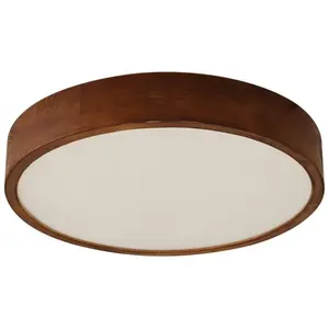 Lindby - plafondlamp hout - 4lichts - Hout, ijzer, kunststof - H: 8 cm... pas cher