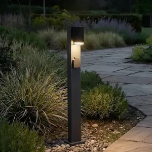 Lindby - Tuinpad verlichting - 1licht - Aluminium, polycarbonaat - H: ...