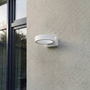 Lindby - LED wandlamp buiten - 1licht - Aluminium, polycarbonaat - H: ... pas cher