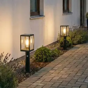 Lindby - Solar buitenverlichting - 1licht - Glas, aluminium, roestvrij... pas cher