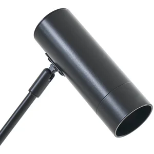 Lindby - vloerlamp - 1licht - ijzer - H: 152 cm - GU10 - zwart pas cher