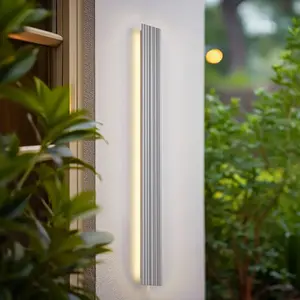Lucande - LED wandlamp buiten - 1licht - Aluminium, polycarbonaat - H:...