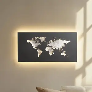 Lucande - LED wandlamp - 1licht - metaal - H: 30 cm - antraciet, zilve... pas cher