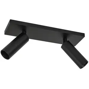 Arcchio - buitenspot - 2lichts - Aluminium, kunststof - H: 14.5 cm - GU10 - zwart pas cher