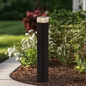 Lindby - Tuinpad verlichting - 1licht - Metaal, acryl - H: 50 cm - GU10 - zwart pas cher