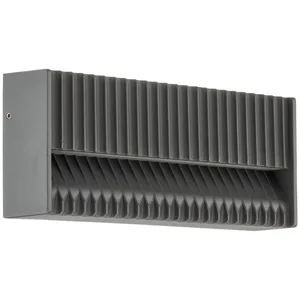 Lucande - LED wandlamp buiten - 1licht - Aluminium, polycarbonaat - H:...Vendu parbol