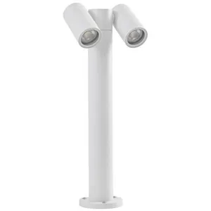 PRIOS - Sokkellamp - 2lichts - Aluminium, glas - H: 45 cm - GU10 - wit pas cher