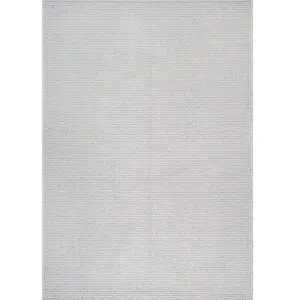 the carpet Mirella Tapis salon moderne tissage structuré tons neutres facile d’entretien Crème 120 x 160 cm D36 pas cher