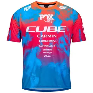 Cube Maillot Enduro Manches Courtes Actionteam pas cher