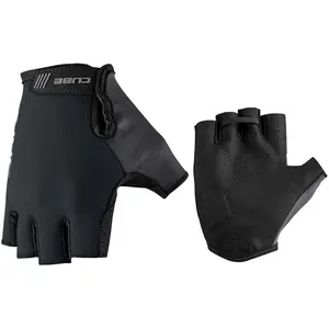 CUBE GLOVES ROOKIE RACE SHORT FINGER BLACK pas cher