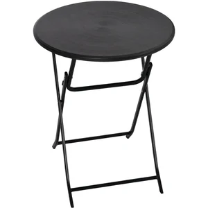 Outsunny - Opvouwbare Tuintafel - Staal & HDPE - Donkergrijs pas cher